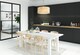 image 2 of Classic Messina 4 Light Gold Pendant Ceiling Light Fabric Shade