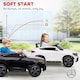 image 6 of AIYAPLAY Mercedes-Benz GLC Coupe Licensed Kids Ride on Car, 12V Battery Powered Kids Electric Car with Remote Control, Soft Start, LED Light, Music, MP3, 3 Speed, for 3-6 Years | White