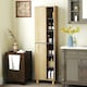 image 8 of HOMCOM Bathroom Storage Unit with 6 Open Compartments and 6 Shelves Yellow