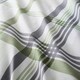 image 3 of Portfolio Home Prague Checkered Bedding Duvet Cover Set Green | Super King