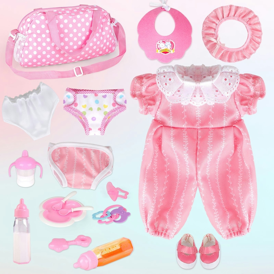 image 1 of Baby Doll Playset Accessories Set