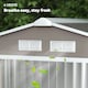 image 8 of Outsunny 7 x 4ft Garden Shed Storage with Foundation Kit and Vents, Grey