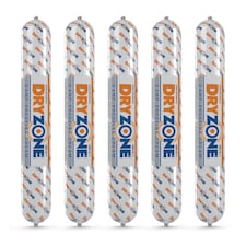 Dryzone Damp Proofing Cream (DPC) - 5 x 600ml - High-strength Injection cream for rising damp treatment. BBA & WTA Approved