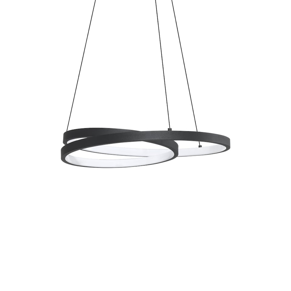 image 1 of Oz Integrated LED Pendant Ceiling Light Black 4350lm 3000K