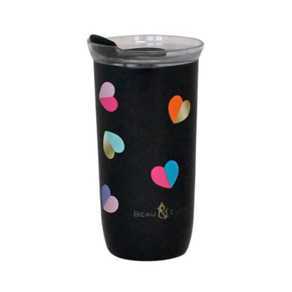 image 1 of Beau & Elliot Emily Heart 350ml Travel Mug