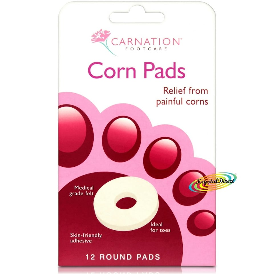 Carnation *ROUND* Felt Corn Pads 12