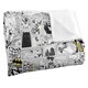 image 2 of Batman Action Panels Blanket - Multicoloured - One Size