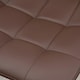 image 8 of HOMCOM Bar Stools Set of 2 Adjustable Counter Barstools W/ Footrest Brown