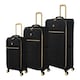 image 1 of IT Luggage Esplanade Black 3pc Suitcase Set Black