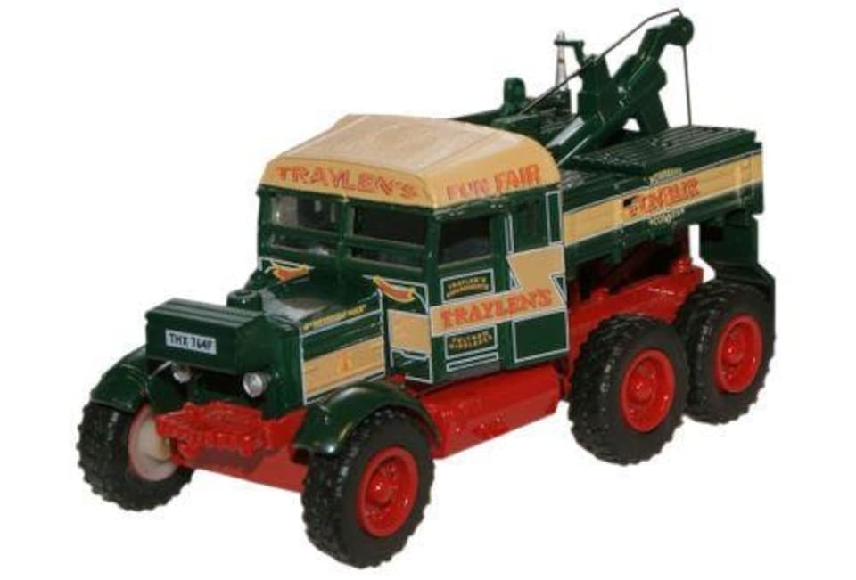 Oxford Diecast Scammell Pioneer Recovery Tractor Traylens Funfair