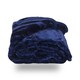 image 1 of Mink Throw Soft Touch Blanket Fleece Faux Fur 150x200cm Blue