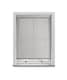 image 1 of 50mm Slat Grey Grained Faux Wood Venetian Blind With Strings 150cm Drop | Grey | Grey