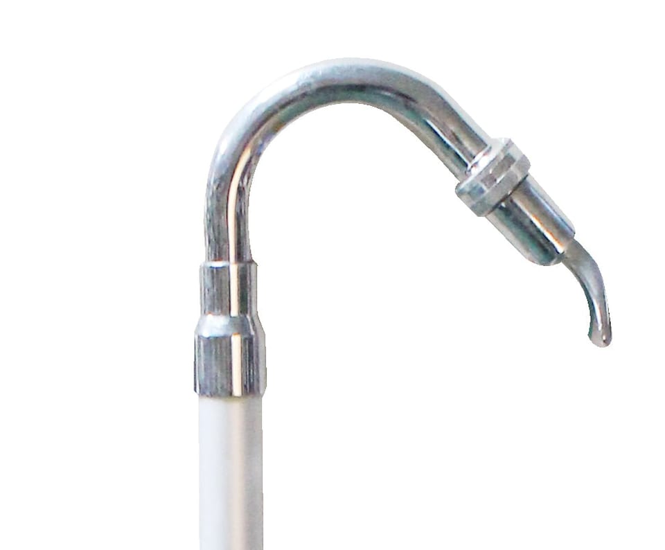 image 1 of Large Telescopic Extendable Gutter Cleaner Pole Pipe Water Drain Roof Hose 185cm