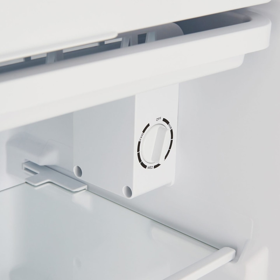 image 1 of Cookology UCIF93BK Freestanding under counter Fridge in Black - 93 Litre Capacity - Adjustable Temperature Control & Legs - With Chiller Box