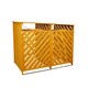 image 1 of Wooden Double Wheelie Bin Storage - Natural