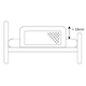 image 5 of Safetots Extra Wide Bed Rail, Grey 140cm Wide x 50cm Tall, Toddler Bed Guard For Safety