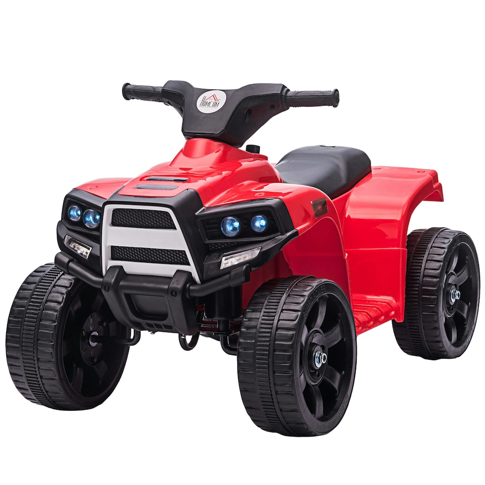 image 1 of HOMCOM 6 V Kids Ride on Cars Electric ATV for 18-36 months Toddlers Black+Red