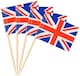 image 1 of 50 Union Jack Flag Cocktail Sticks | Multi
