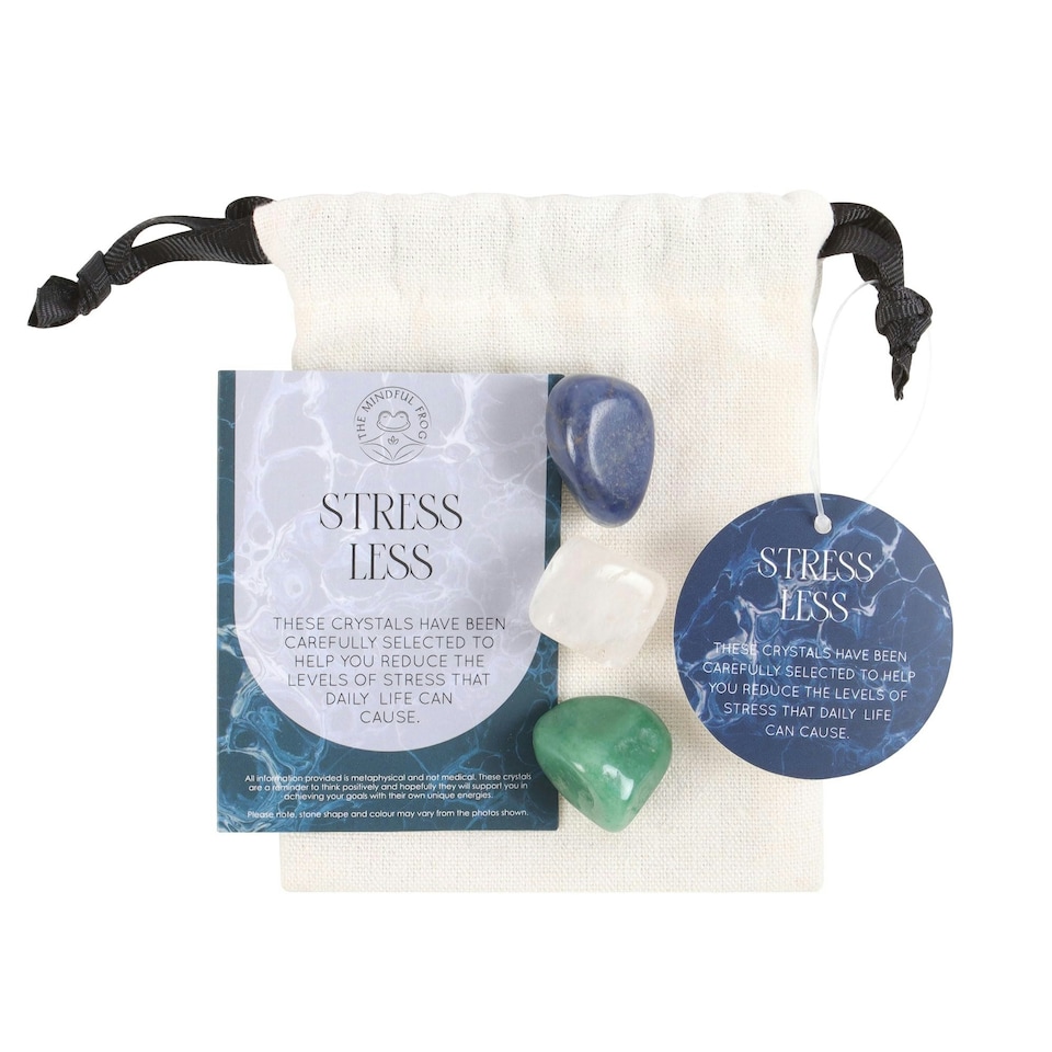 Stress Less Healing Crystal Set - Gems, Crystals & Stones