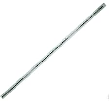 1m (40") Aluminium Ruler Imperial & Metric Conversion Table Straight Edge Rule