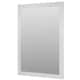 image 1 of 800mm x 500mm Bathroom Mirror White Gloss (Central) White