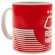 image 2 of Nottingham Forest FC Line Mug - Red/White - 9cm x 8cm
