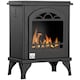 image 1 of HOMCOM Free Standing Bio Ethanol Fireplace Heater with 0.9L Tank, Black