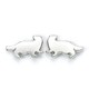 image 2 of Harry Potter Hufflepuff Set of 3 Stud Earrings WES00220