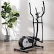 image 2 of HOMCOM Elliptical Cross Trainer with Adjustable Resistance, LCD Monitor, Wheels