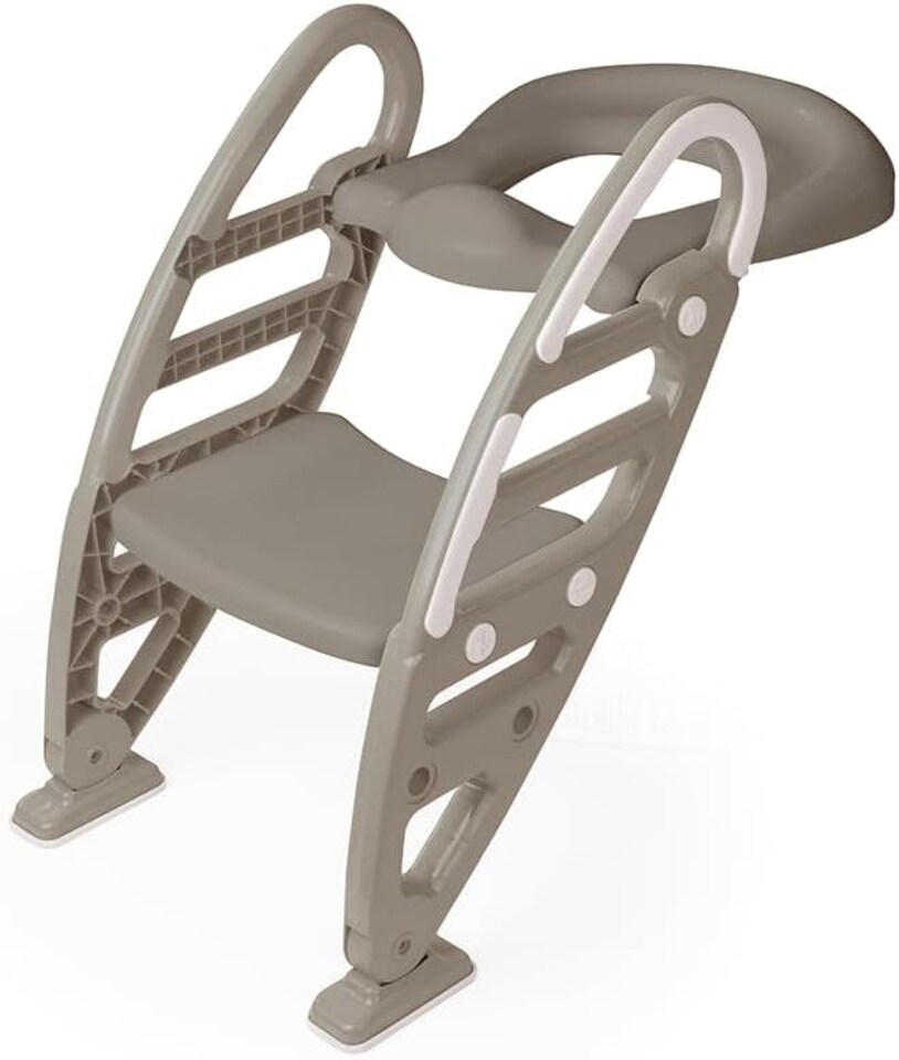 Dolu Toilet Trainer With Adjustable Non-Slip Ladder - Grey
