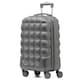 image 1 of Flight Knight Bubble Suitcase - Ryanair easyJet Jet2 Approved - 8 Wheel Carry Cabin Hardcase 55x35x20cm Grey | Charcoal | Cabin Bag