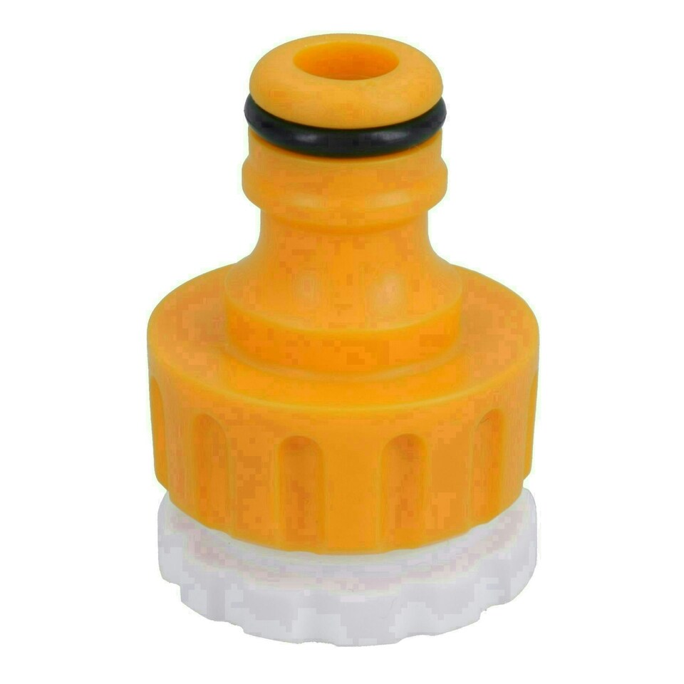 image 1 of Outdoor Garden Tap Hose Threaded Tap Connector 3/4in with 1/2in Reducer 20pc
