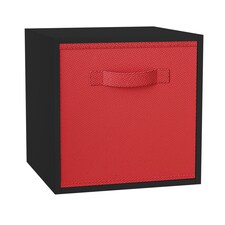 Cube Unit with Insert | Black | Black & Red | 1