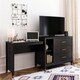 image 3 of Westerleigh 3-in-1 Media Dresser Black