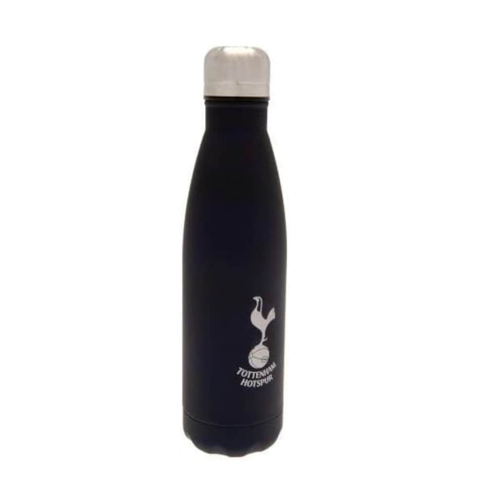 Tottenham FC Steel Water Bottle Flask Black | 500ml