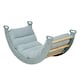 image 1 of Tutti Bambini Scala Montessori Pikler Rocking Frame Cushion - Boucle Ocean Stone