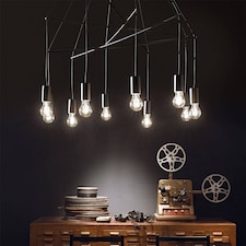 Pop Light Cluster Ceiling Pendant Black