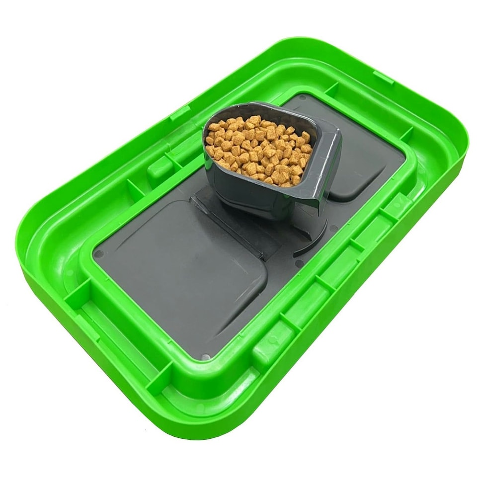 image 1 of 30L Air Tight Dry Pet Food Storage Container With Food Scoop Black
