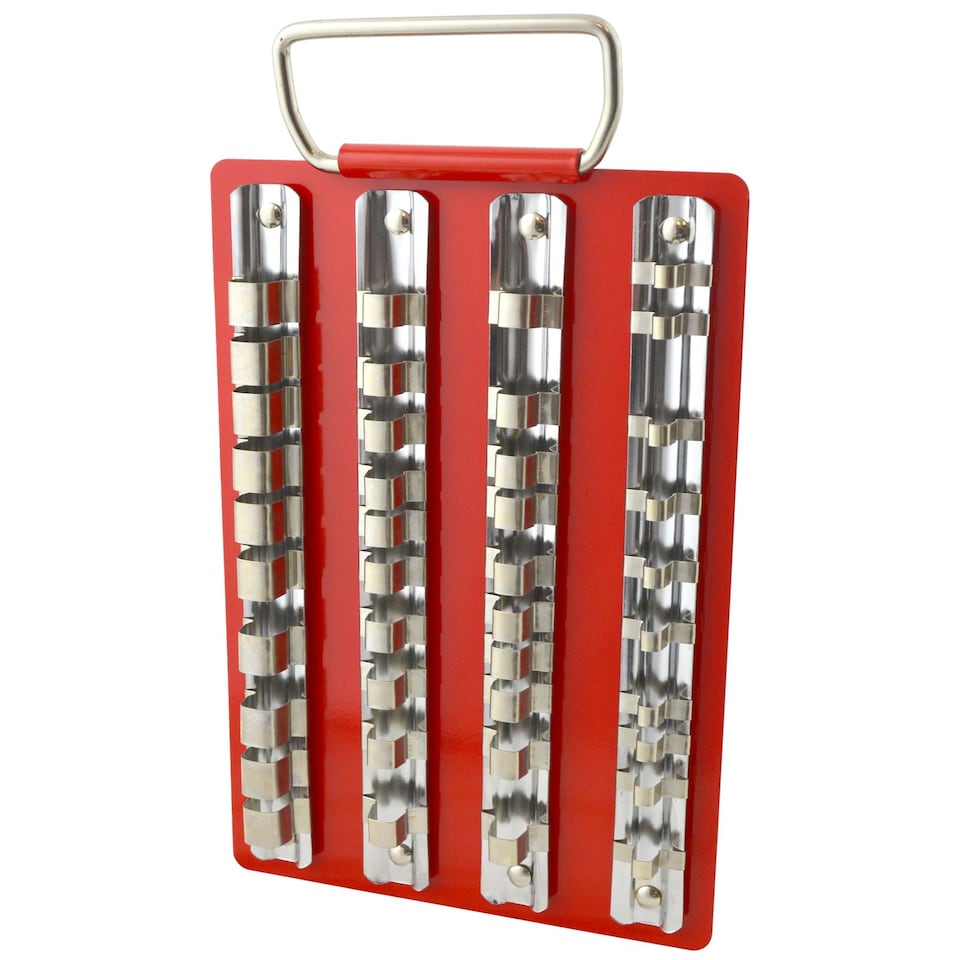 image 1 of Socket Holder / Tray / Rack / Rail Storage 1/4" 3/8" and 1/2" drive 40pc AN028