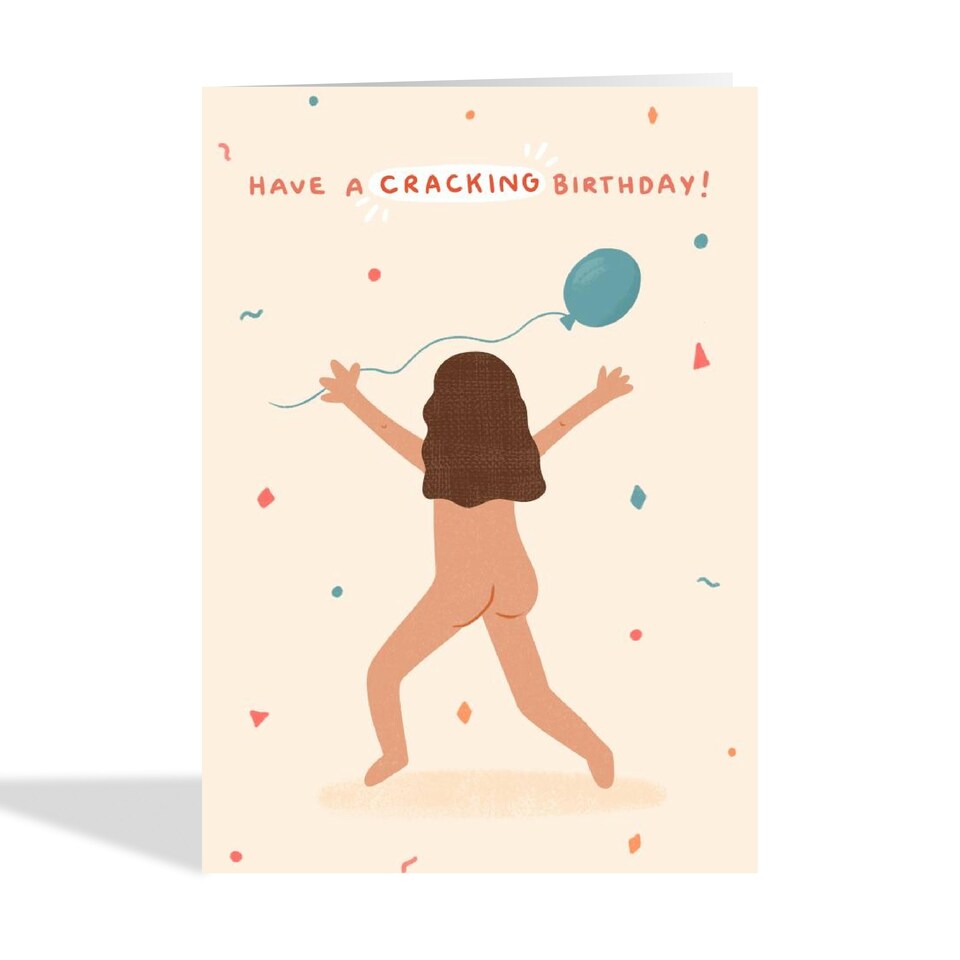 image 1 of Funny Cracking Pun Birthday Card For Her
