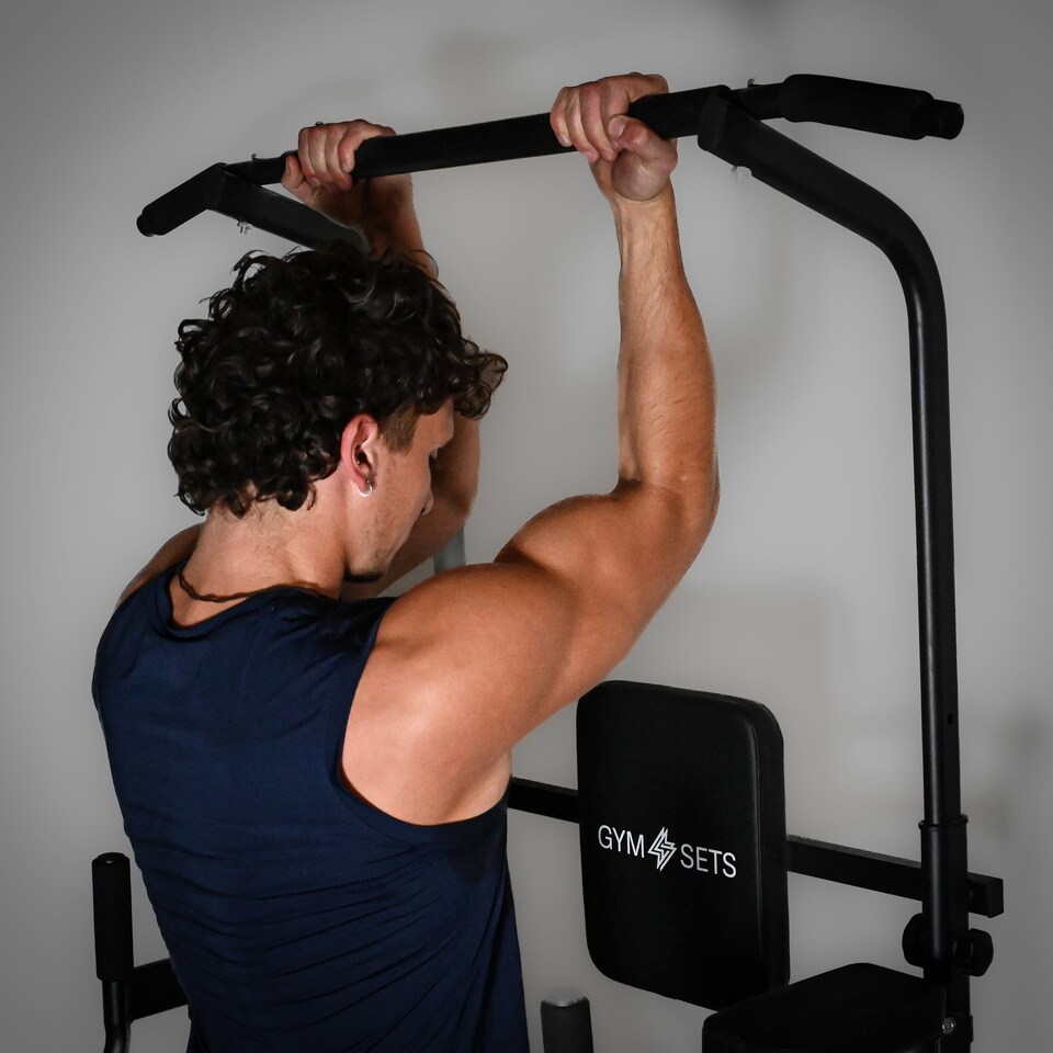 image 1 of GYMSETS Pull Up & Dip Station – Upper Body Strength Training