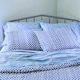 image 3 of Martex Blue Zebras in Love Fitted Sheet Blue King Blue | King