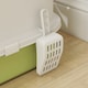 image 8 of PawHut Cat Litter Box, Hooded Cat Litter Tray with Lid, Scoop Green | One Size
