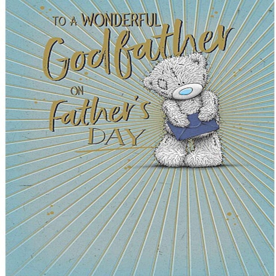 image 1 of Me To You Bear Wonderful Godfather Father's Day Card