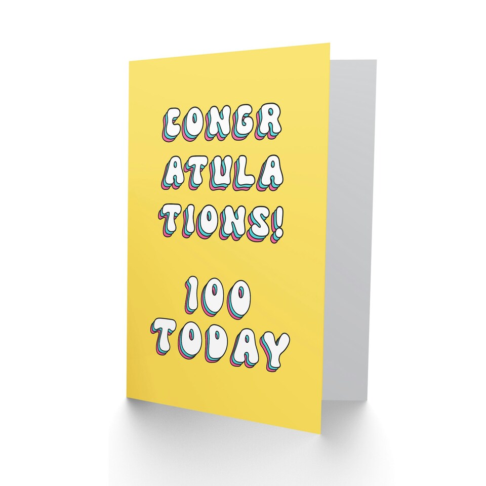 image 1 of 100 Today Congratulations Gran Nan Card