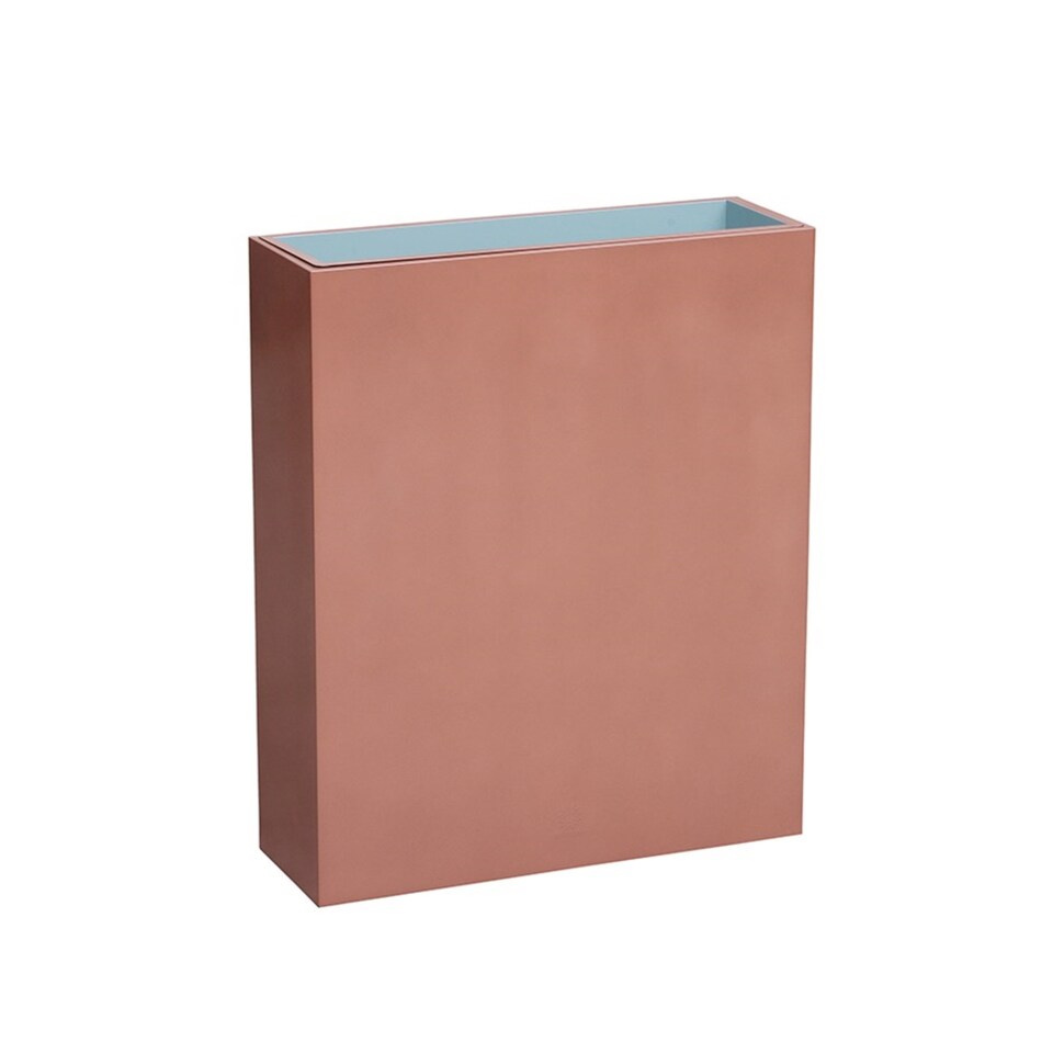 image 1 of Primrose Zinc Galvanised Copper Tall Trough Planter with Insert | Copper | Copper