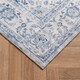 image 6 of OHS Vintage Print Washable Indoor Carpet Floor Rug, 120x170cm - Blue Blue | 120x170cm