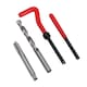 image 4 of M8 x 1.25mm Thread Tap Repair Cutter kit helicoil 15pc set damaged thread AN063