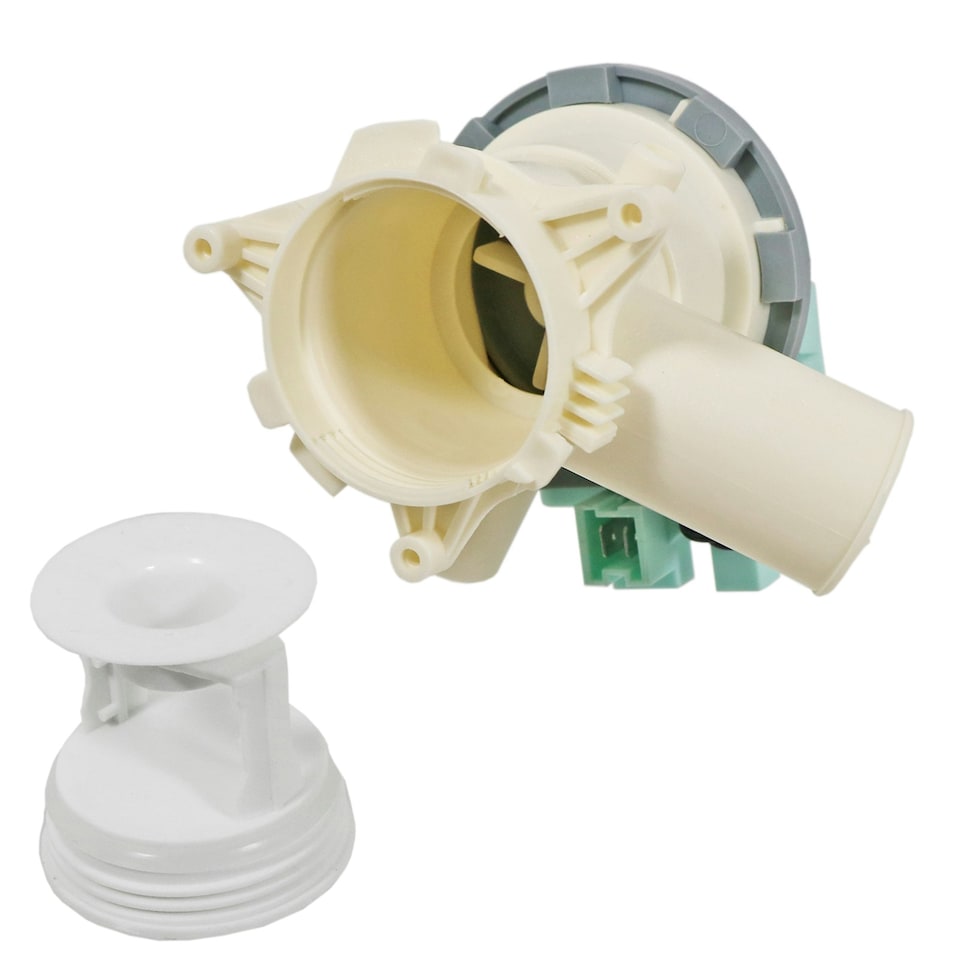 image 1 of SPARES2GO Drain Pump for Blomberg Washing Machine BWG LBF LWF WAF Series 2880402000