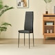 image 10 of Miami Dining Table with 4 Emily Leather Chairs Pink